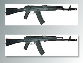 黑色，ak突击步枪，ak-47，卡拉什尼科夫冲锋枪，步枪，枪，武器，俄罗斯人