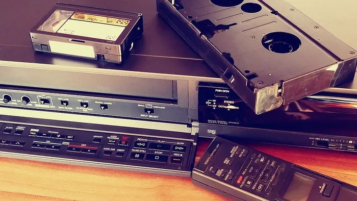 黑色，vhs播放器，vhs磁带，vcr，视频，磁带，电影，旧