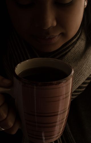 咖啡杯，人类，洪都拉斯，圣巴巴拉，饮料，牛奶，饮料，微笑