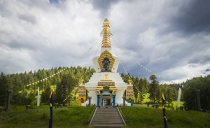 美国，红羽湖，佛教，藏语，佛塔，山，冥想，香巴拉