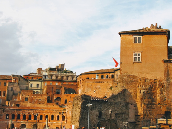 意大利、罗马、图拉真论坛、遗产、罗马、废墟、旧建筑