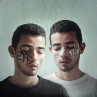 男款黑白圆领衬衫