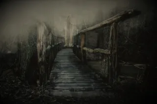 隧道，黑暗，秘密，紧张，光明，人类，全景，雾