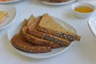 吐司，棕色，面包，早餐，食物，烤面包，健康，切片