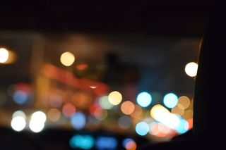 照明、夜间、散焦、城市、无人、交通、多色、建筑