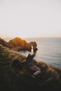 草,模糊,海岸,海,水,日出,悬崖,岩石 草,模糊,海岸,海,水,日出,悬崖,岩石