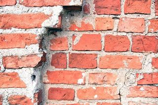 砖头，墙，背景，旧的，摄影，脏的，没人，棕色