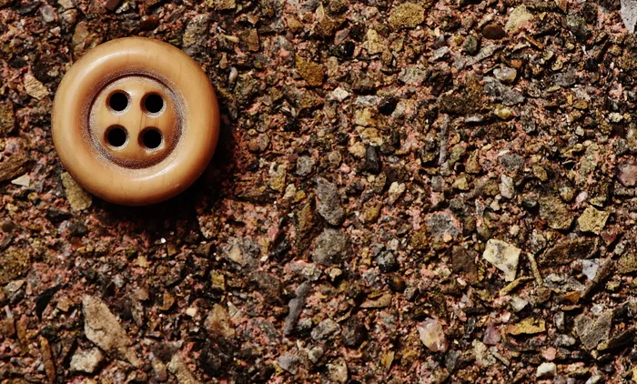 按钮，4孔，米色，封闭，彩色，无人，天，孔