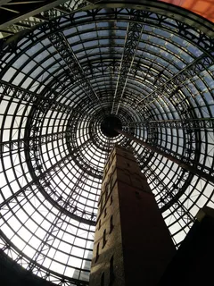 澳大利亚、墨尔本、墨尔本*车站、已建结构、建筑、低角度视图、图案、天花板