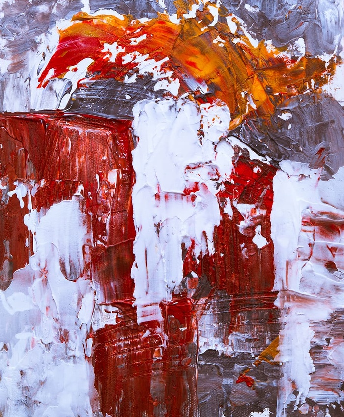 黑白抽象画