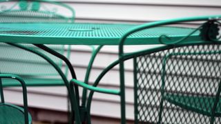 美国、波特兰、咖啡、桌子、椅子、户外、绿色、绿色