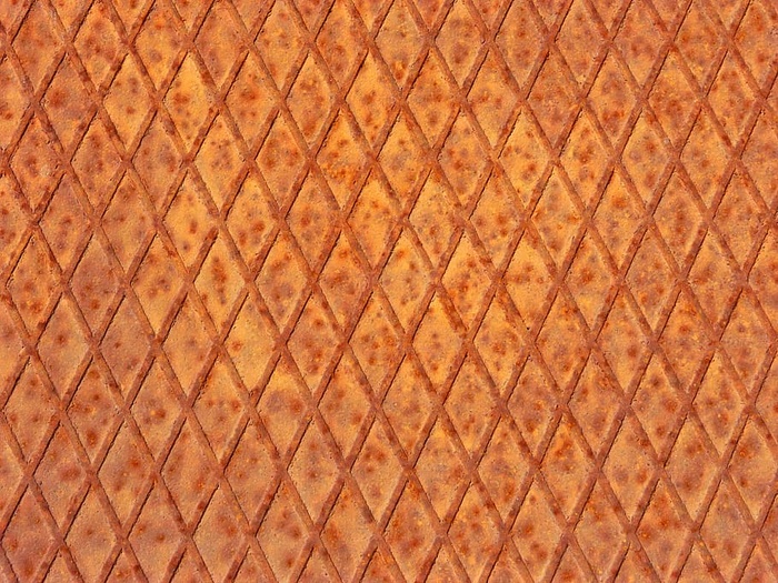 金属板，生锈，钻石，背景，纹理，几何，抽象，纹理