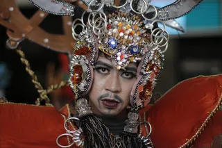 狂欢节、脸、jav、化妆舞会、服装、时尚、节日、活动