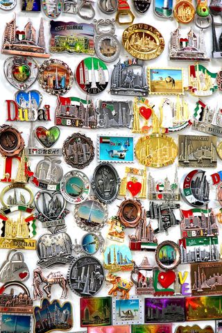 阿联酋, 迪拜, 纪念品, 一大群物体, 选择, 变化, 全画幅, 多色