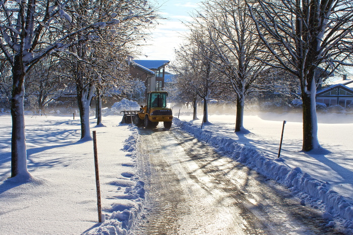 道路、大道、检测、冬季、降雪、沉降、房屋、低温