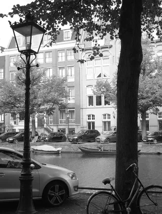 荷兰, 阿姆斯特丹, 欧洲, 黑色和白色, 黑色, 白色, 灰色, 汽车