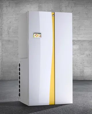 热泵、空气供热、供暖、idm、空气热泵、可再生能源、标志、入口