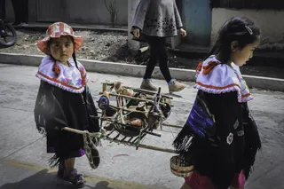 哥伦比亚、坎巴尔、儿童、社区、妇女、儿童、土著、印第安人