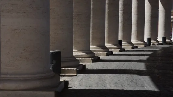 梵蒂冈，圆柱，力量，坚固，罗马，建筑柱，建筑，建筑结构