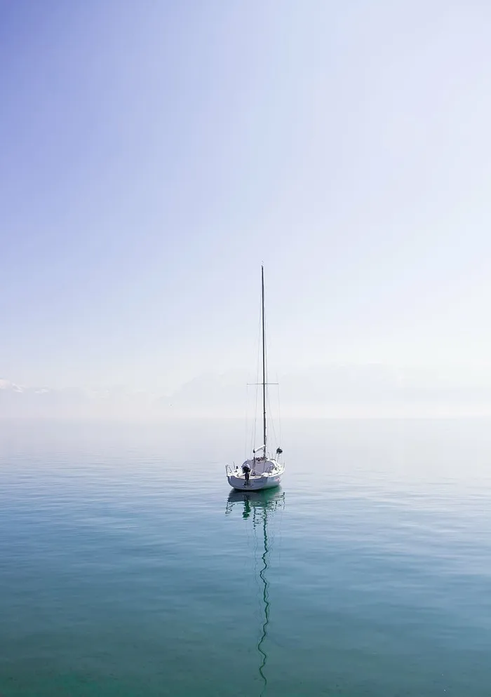白色，船，漂浮，身体，水，快艇，海洋，白天