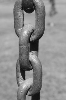 链条，金属，提升负载，建筑工程，技术，现场，黑色，白色