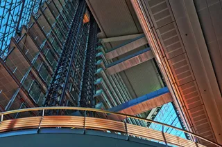 建筑，建筑，玻璃，现代，城市，办公室，结构，钢