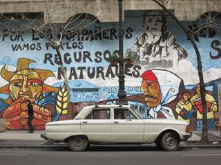 阿根廷、布宜诺斯艾利斯、街头艺术、西班牙语、汽车、城市、地方、街道