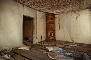 废弃的，房子，旧的，破的，复古的，废弃的，房子，脏的，房间