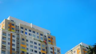 越南，thảođiền、 建筑，彩色，蓝色，粉彩，粉彩，黄色