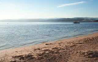 海滩，海洋，海岸，假日，热带，热带，地中海，石头