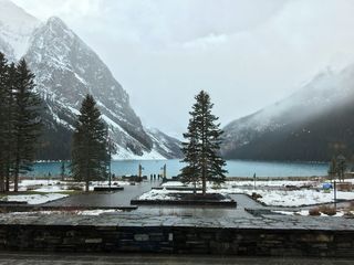 冬天，旅行，雪，自然，风景，水，山，寒冷的温度