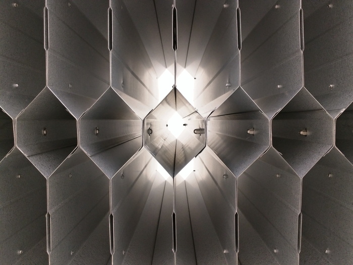 巴西，centro cívico，河马尔。爱马仕, 金属, 图案, 室内, 天花板, 没有人