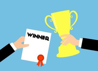 商业奖项移交的说明。