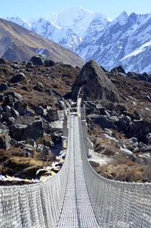 尼泊尔，山脉，徒步旅行，长途跋涉，郎唐，郎唐山，喜马拉雅山，景观