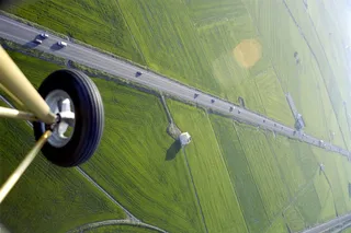 飞行，飞行，超轻型，无人机，景观，天顶，飞机，飞机