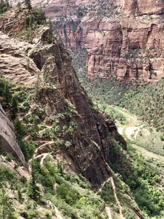 美国，斯普林代尔，e mesa trail，徒步旅行，徒步旅行，峡谷，岩石，树木