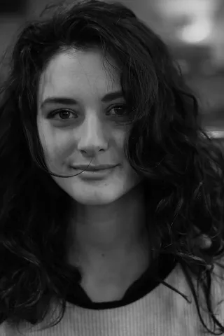 特写，照片，女人，灰度摄影，模特，肖像，年轻女人，美丽