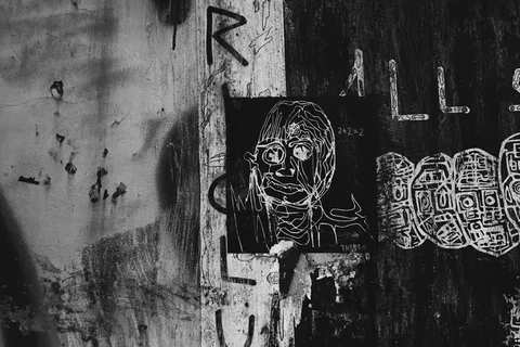 绘画灰度照片 绘画灰度照片