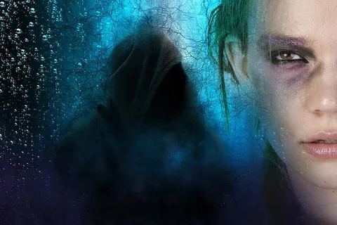 人，灰色，头发壁纸，噩梦，梦，幻想，恐惧，夜晚