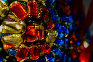 澳大利亚, ​​墨尔本, 墨尔本*, 颜色, 红色, 灯泡, 电线, 中国新年