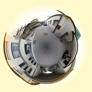 世界, 三百六十, 庭院, 车库, 房子, 圈子, 几何形状, 形状