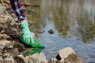 自然、垃圾、污染、生态、环境、景观、绿色、塑料