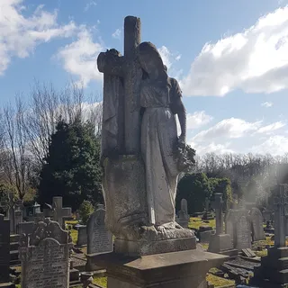 英国、德比、工艺美术、雕塑、坟墓、天空、雕像、墓地