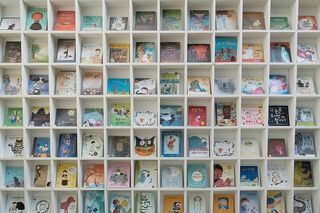 采购产品分类标题书，棕色，木制，立方体组织者，书，书柜，书，收集