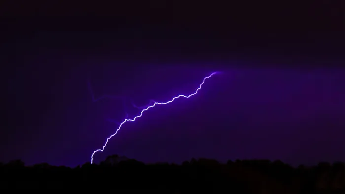 雷击山脉，延时摄影，闪电，电，惊喜，雷雨，天空，夜晚