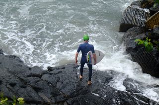 风险，冒险，运动，极限，蓝色，冲浪，冲浪，冲浪者