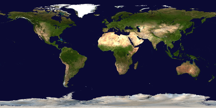 世界地图插图，地球，美国宇航局，地图，白天，海洋，冰，卫星视图