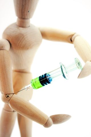 医疗, 注射器, 流感, 护理人员, 卫生, 刺, 接种, 感染