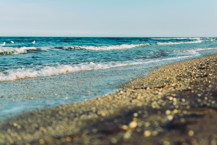 海滩，沙滩，海岸，水，海浪，海洋，海洋，夏天