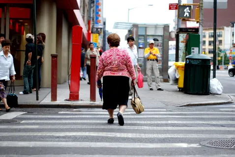 美国，纽约，唐人街，纽约，女士，街道，裙子，包